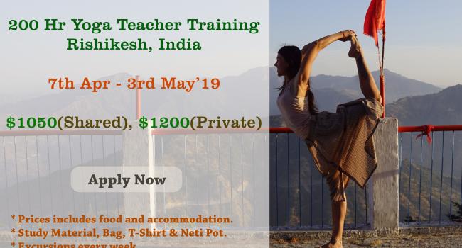 Yoga event Enrol For 200 Hr Yoga Teacher Training in Rishikesh Rishikesh