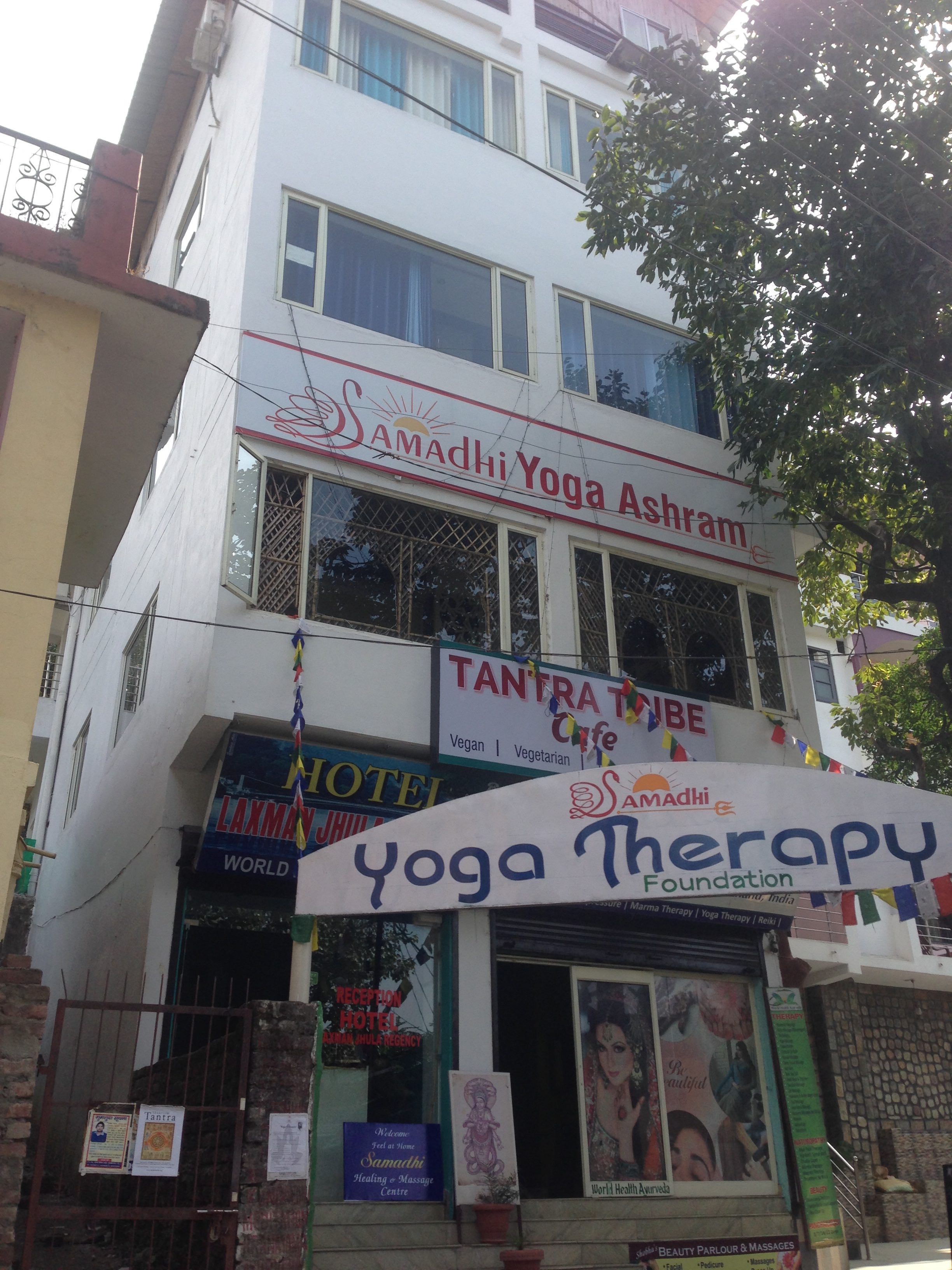 Yoga ashram in Rishikesh, India