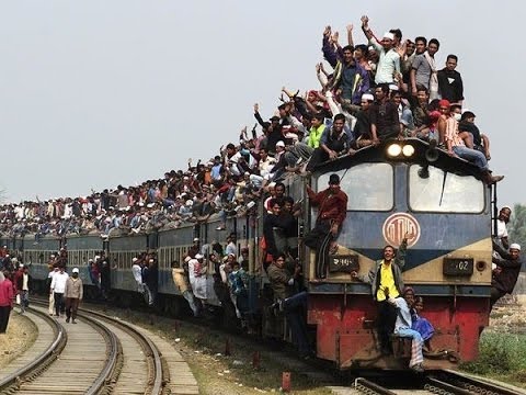Indian train may be overbooked at times