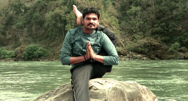 Yoga instructor Rana Paratap Singh Rishikesh