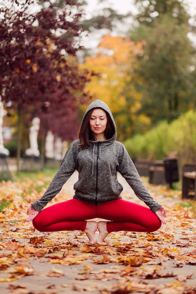 Yoga instructor Aleksandra Chernaya  Irpin