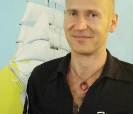 Vadim Tsivan a yoga teacher in Novyi Viek yoga studio Kiev