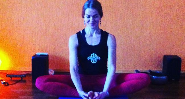 Yoga instructor Valerie Lynnyk Kiev
